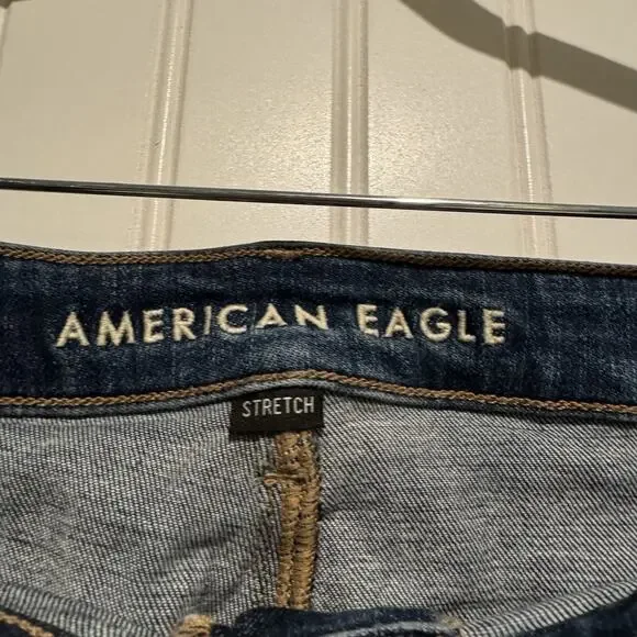 American Eagle Super Hi Rise Flare Jeans Plus Size 18 - Picture 3 of 6